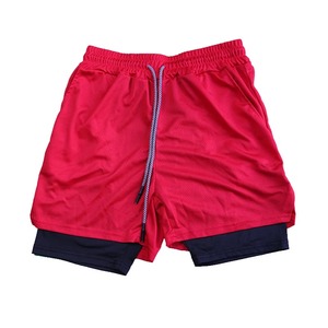 Short de course d'été pour hommes 2 en 1 Sports Jogging Fitness Shorts Training Quick Dry Men Gym Men Shorts Sport Gym Short Pants - Product Image 3