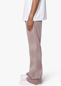 Wholesale 100% Cotton Fleece <b>Track</b> <b>Pant</b> for Men 380 GSM <b>Straight</b> <b>Leg</b> Sunfade Wash Sweatpants Relaxed Fit Jogger Mid Plain Dyed - Product Image 2