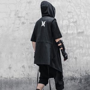 Techwear Veste d'hiver avec capuche conique Coupe-vent imperméable de style cyber pour le streetwear extérieur Grande taille en fourrure de mouton - Product Image 2