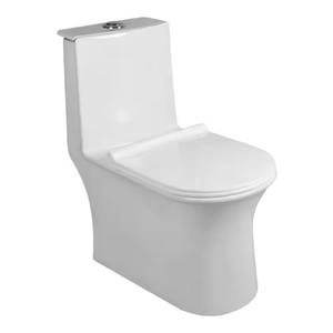 Moyen-Orient Chaozhou cristal céramique une pièce placard d'eau toilette-montage au sol salle de bain WC commode articles sanitaires ensemble complet - Product Image 5