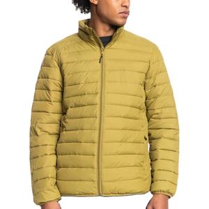 Chaqueta Acolchada de Lona con Capucha para Hombre, Personalizada, Cosida, Informal, Resistente al Viento, Impermeable, Transpirable y Cómoda para Adultos - Product Image 1