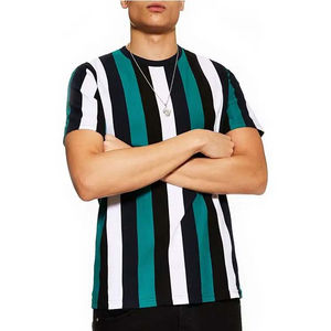 Camiseta informal de algodón con cuello redondo para hombre, camiseta ligera de algodón de manga corta, ideal para el verano, atuendo diario y uso cómodo - Product Image 1