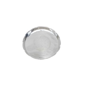 Bandeja de forma redonda con acabado natural para decoración de mesas de hotel, bandeja para servir platos, bandeja para servir alimentos con borde de latón. - Product Image 6