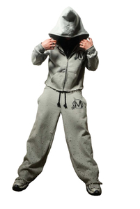 Chándales de algodón personalizados de alta calidad, pantalones de chándal y Sudadera con capucha, conjunto de ropa de calle, chándal lavado ácido - Product Image 5