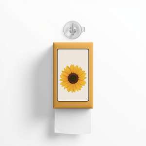 Empaque al por mayor para pañuelos faciales con dispensador inferior colgante y diseño de gancho superior transparente - Product Image 1