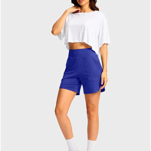 Pantalones cortos de golf para mujer con logotipo personalizado, tejido elástico transpirable con diseño impreso para ropa de equipo, marca de regalo al por menor - Product Image 1