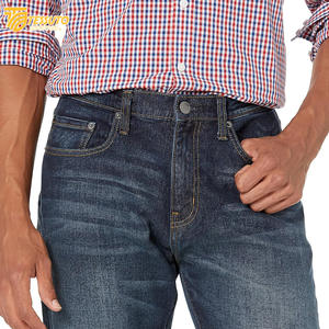 Pantalones cortos de mezclilla de talla grande para hombre, pantalones vaqueros informales de pierna recta clásicos holgados, pantalones cortos ajustados elásticos - Product Image 6