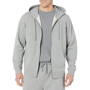 Sudadera con capucha y cremallera para hombre, ropa deportiva al por mayor, chaqueta informal elegante, producción OEM ODM - Product Image 5