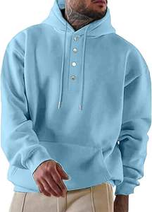 2024 transfronterizo europeo y americano Comercio exterior Otoño e Invierno chaqueta de manga larga para hombres Sudadera con capucha informal suelta - Product Image 2