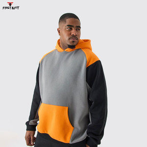เสื้อฮู้ดแบบสวมหัวสำหรับผู้ชายผ้าฝ้าย100% ปักโลโก้แบบกำหนดเอง - Product Image 3