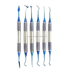 Kit de microchirurgie dentaire manuelle de précision, kit de chirurgie périodontale, clinique hospitalière, procédures des tissus mous, ensemble chirurgical buccal en acier inoxydable - Product Image 4