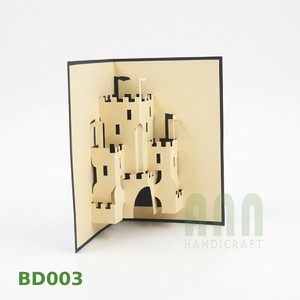 Tarjetas de Felicitación Personalizadas ANN Hechas a Mano, Pop-up 3D, Ecológicas, de Papel Kraft, Estilo Europeo, Impresión Offset de Alta Calidad - Product Image 1