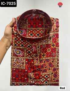 Ropa de boda y Festival de estilo indio y paquistaní lista para usar Kurta con pijama de algodón Raymond Ser con talla grande disponible - Product Image 4