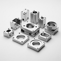 Pièces de précision en alliage d'aluminium, pièces usinées CNC, grade 6063-T6, pièces de perçage CNC, anodisation claire, fil EDM, production de masse