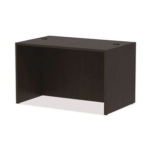 Alera Valencia Series Straight Front <b>Desk</b> Shell ALEVA214830ES Espresso-47.25 In. X 29.5 In. X 29.63 In. - Product Image 2