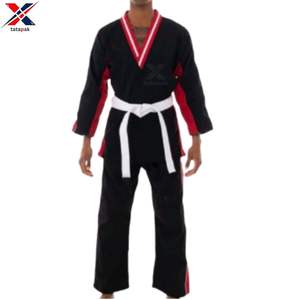 ชุดยูนิเซ็กซ์ บราซิลเลียนยิวยิตสู (BJJ) ผ้าโพลีเอสเตอร์ผสมคอตตอน สำหรับผู้ใหญ่ ยืดหยุ่น น้ำหนัก 380 กรัม ไม่หด ลายพิมพ์ดิจิทัล โลโก้ด้านหน้า ขายส่ง - Product Image 6