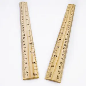 Coco - Eco Brand Promotional Eco-Friendly 100% Stationery logo engraved bamboo ruler wood ruler