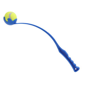 Prendi la palla giocattolo per cani con mani libere per raccogliere e lanciare il lanciatore di giochi con Set lanciatore di palline da Tennis medio - Product Image 3