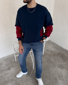 เสื้อสเวตเตอร์คอตตอนวินเทจใส่ได้ทั้งชายและหญิงเสื้อสเวตเตอร์คอตตอนลายปักแบบกำหนดเอง - Product Image 3
