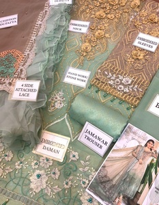 Salwar Kameez de Chifón con Bordado Intenso Estilo Indio-Pakistaní, Ideal para Ocasiones Especiales, Lavable y de Alta Calidad, Éxito de Ventas Verano 2022 - Product Image 5