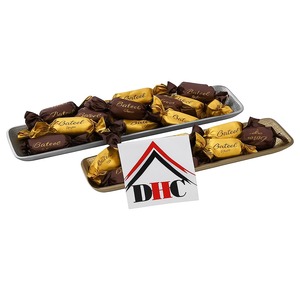 Bandeja DE SERVICIO DE METAL decorativo de aluminio convierte los chocolates simples en una lujosa indulgencia perfecta para cada ocasión especial - Product Image 2