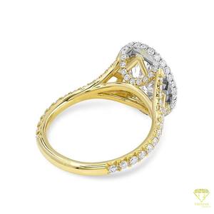 Haute sur demande Moissanite bague de fiançailles coussin coupe pierre bijoux de mariage cadeau pour les femmes disponible pour le prix d'exportation - Product Image 4