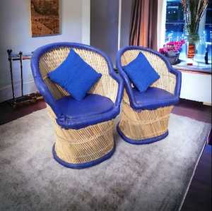 Usine Vente Artisanat Moderne <span class=keywords><strong>Outlook</strong></span> Bambou Canne Accoudoir Chaise Pour Salon Patio Intérieur Extérieur - Product Image 5