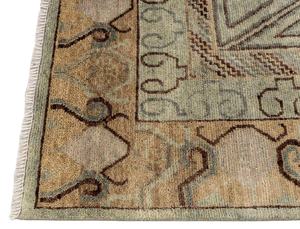 Nouveau tapis en laine noué à la main 2026, vert rouille, motif floral oriental, tapis traditionnel fait main avec bordure pour salon et chambre à coucher - Product Image 6