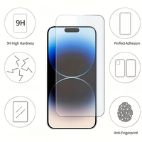 Protection d'écran en verre trempé HD transparent 9H pour 11 Pro Max - Ultra-fin 0,33 mm avec cadre d'alignement, résistance 45 kg