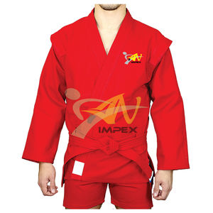 Jui Jitsu Uniform Sambo Uniform with 100% Cotton 450GSM Fabric Custom <b>Log</b> Martial Arts Karate Clothing - Product Image 1