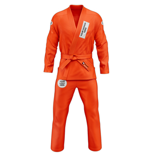 Uniforme de Jiu Jitsu Unisex Ligero de Algodón de Alta Calidad, Talla Personalizada, para Entrenamiento y Competencia, Ropa de Artes Marciales - Product Image 2
