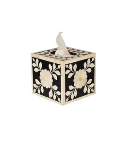 กล่องใส่กระดูกกล่องใส่ของตกแต่งโต๊ะกล่องทิชชู่ทำมือกล่องกระดูกทำมือด้วยงานฝีมือรูปพระจันทร์เสี้ยว - Product Image 3