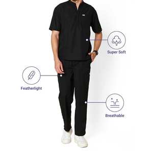 Uniforme Médico Unisex de Buena Calidad y Entrega Rápida, Nuevo Estilo de Ropa de Trabajo, Conjunto de Traje Médico para Hospital, Logotipo Personalizado, Servicio OEM - Product Image 2