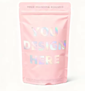 Sacs en plastique biodégradable de qualité alimentaire personnalisés, sachets d'emballage en papier kraft pour thé, sachets refermables, sachets pour café - Product Image 6