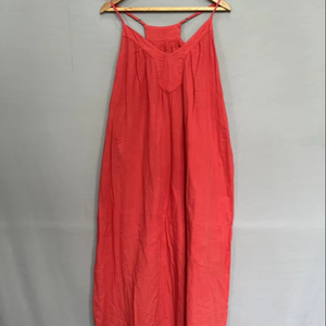 Estilo Europeo Americano de longitud media vestido occidental sin mangas con volantes dobladillo MiDi verano encantador vuelo Delgado vestido de longitud media mujeres - Product Image 1