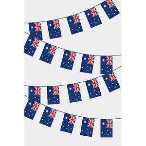 Australia Rectangular Flag Bunting for Party Decorations - Product Image 1