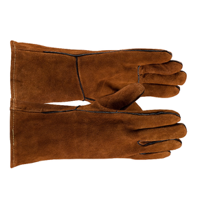 ถุงมือเชื่อมหนังปลอดภัยถุงมือเชื่อมด้วยฝ่ามือเสริม - Product Image 3