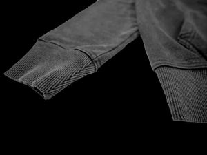 100% Cotton High Quality Custom Logo Vintage Oversized Embroidery Streetwear <b>Hoodie</b> Patched Vintage Acid Wash Jacket for <b>Man</b> - Product Image 2