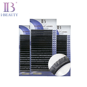 I-Beauty ขนตาต่อแบบวงรี-Ib ขนตาผสมแบบแบน Ib ขนตาเกาหลี - Product Image 1