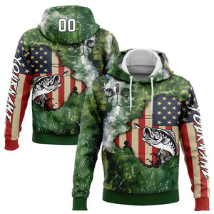 Sudadera de Pesca para Hombre, Personalizada con Nombre y Número, Impresión por Sublimación, 100% Poliéster, UPF 50, Transpirable, Ropa para Exteriores - Product Image 1