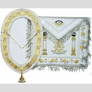 Mandil Masónico de Cuero, Mandil Bordado con Insignia de Maestro Masón, Calidad de Exportación, Fabricante 2025 - Product Image 6