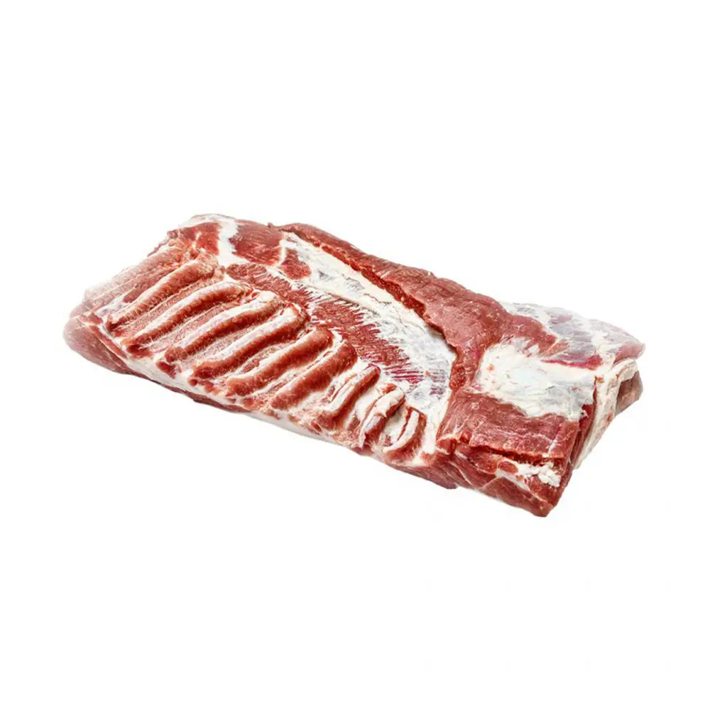 Satılık ihracat için yüksek kalite fransa dondurulmuş domuz yedek kaburga 10kg karton