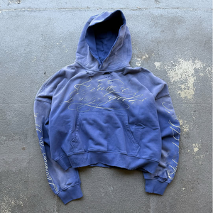 คริสตัล450 GSM มีฮู้ดขนาดใหญ่พิเศษมีซิปติดแวววาวหรูหราสีดำ - Product Image 3