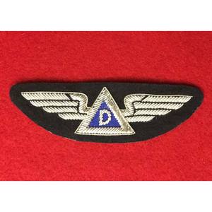 Écussons brodés à la main, emblèmes en fil de bullion, crête, badge fait main, patch, aile en bullion - Product Image 6