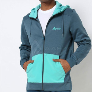 Nueva Sudadera con Cremallera para Hombre, 100% Algodón, Informal, Transpirable, de Secado Rápido, Colores Personalizados, Logotipo Personalizado, Diseño Sólido - Product Image 1