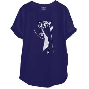 Gran oferta de ropa personalizada de alta calidad, camisas de hombre con cuello redondo, camiseta en blanco transpirable con logotipo impreso personalizado para mujer OEM - Product Image 5