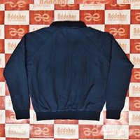 Blouson bomber noir pour homme, fermeture éclair, col montant, coupe-vent, polyester, coupe classique, pour l'automne, couleur unie, poches latérales