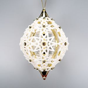 Noël nouvel an décoration brillant plaqué or acrylique 3D creux deux points goutte avec or paillettes étoile guirlande ornement - Product Image 1