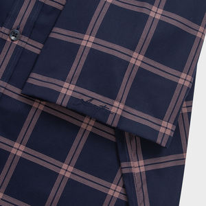 Aristino เดรสผ้าฝ้ายลายทางสำหรับผู้ชาย, เดรสผ้าฝ้าย100% ระบายอากาศได้ดีป้องกันริ้วรอยแห้งเร็วคอจีน - Product Image 3