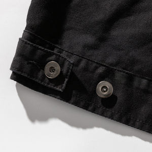 Veste de travail pour homme en polyester peigné de haute qualité, imperméable et coupe-vent, nouvelle mode printemps-hiver, style streetwear, poche brodée - Product Image 6